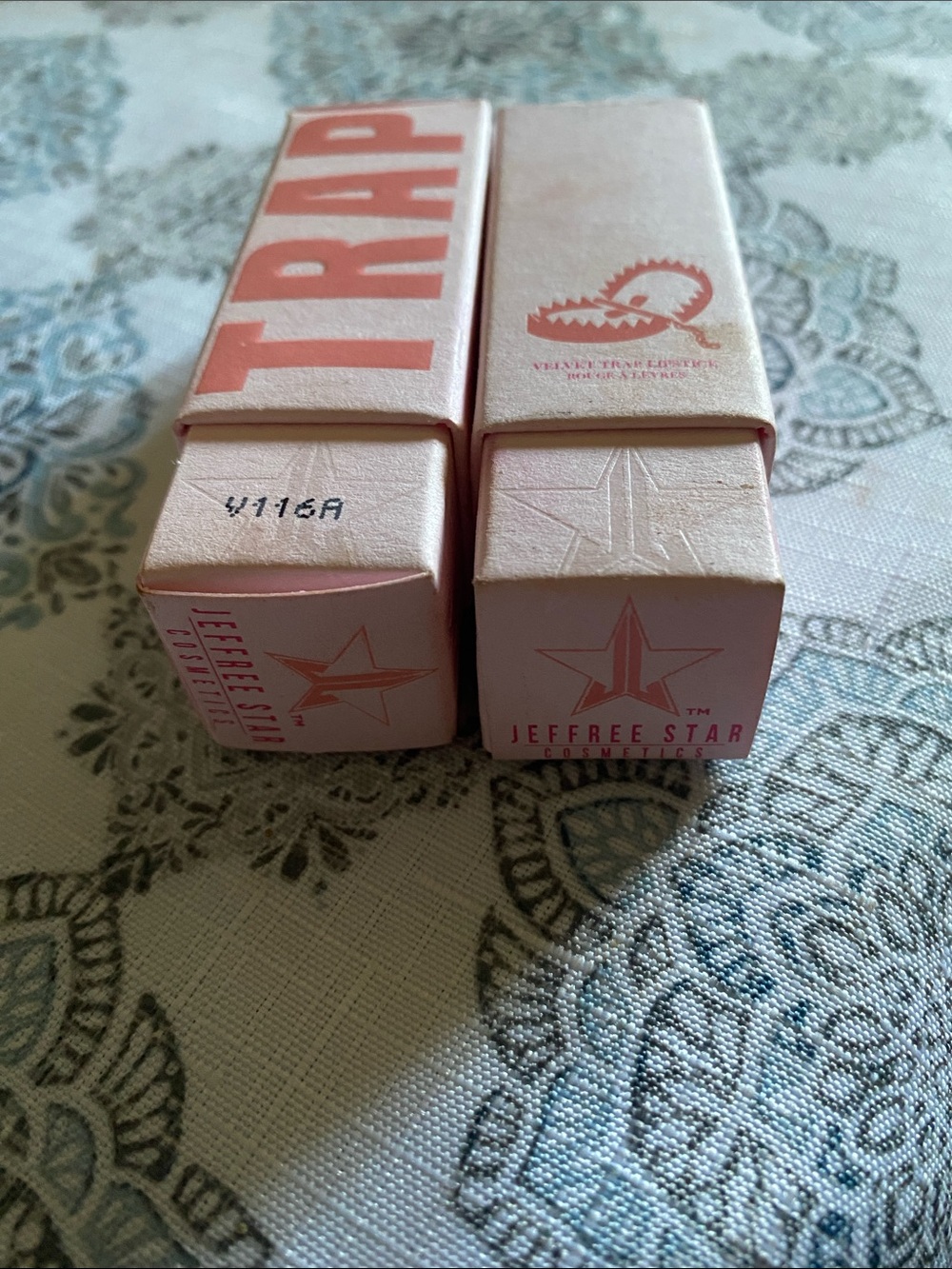 Jeffree Star Pink Lipstick Boxes - Pale Pink Packaging